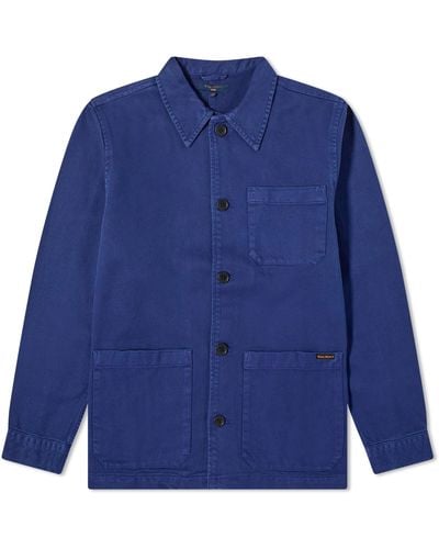 Nudie Jeans Barney Worker Jacket - Blue