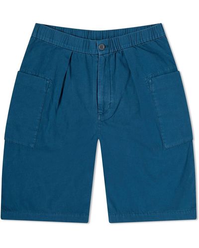 Snow Peak Recycled Cotton Shorts - Blue