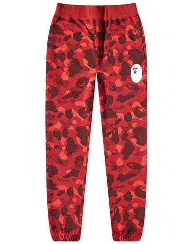 BAPE Mix Camo Shark Crazy Slim Sweat Pants Multicolor - Novelship