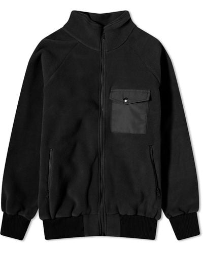 Battenwear Warm Up Fleece Jacket - Black