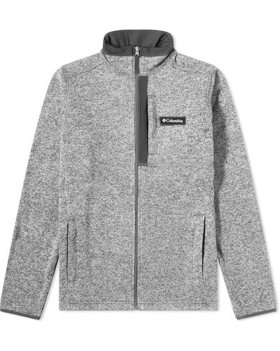 Columbia Sweater Weather Full Zip Fleece - Gray