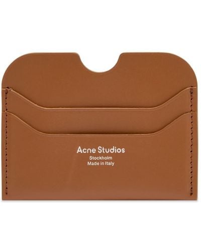 Acne Studios Elmas Large Card Holder - Brown
