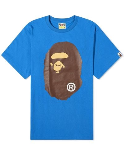 A Bathing Ape Big Ape Head T-Shirt - Blue