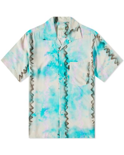 Aries Dune Hawaiian Shirt - Blue