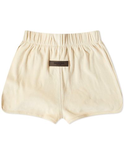 Fear Of God Velour Shorts - Natural