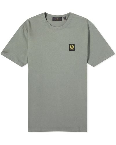 Belstaff Patch Logo T-Shirt - Gray