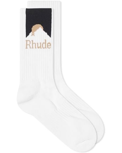 Rhude Moonlight Socks - White