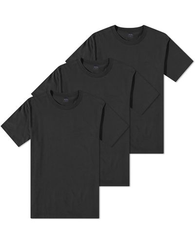John Elliott 3 Pack Foundation T-Shirt - Black