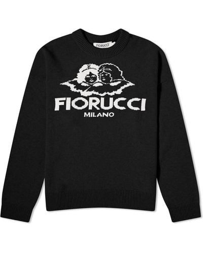 Fiorucci Milano Angels Knit Jumper - Black