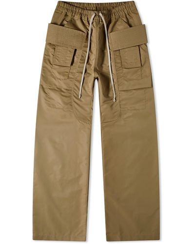 Rick Owens Cargo Drawstring Pants - Natural