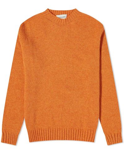 COUNTRY OF ORIGIN Supersoft Seamless Crew Knit - Orange