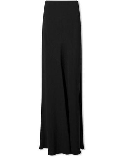 Ami Paris Biais Long Maxi Skirt - Black