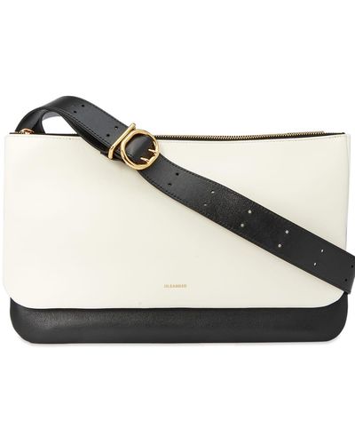 Jil Sander Ombra Ew Bag in White | Lyst