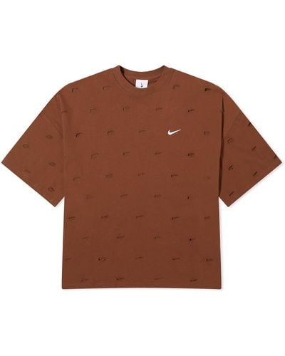 Nike X Jacquemus Swoosh T-Shirt - Brown