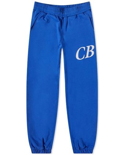 Cole Buxton Italic Logo Sweat Pant - Blue