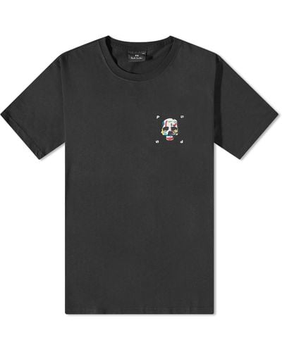 Paul Smith Skull T-Shirt - Black