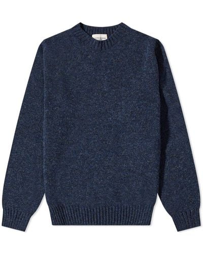 COUNTRY OF ORIGIN Supersoft Seamless Crew Knit - Blue