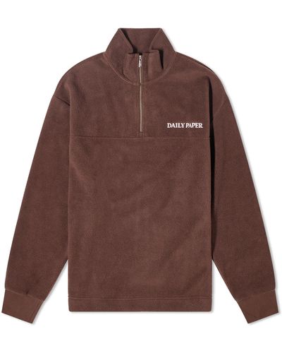 Daily Paper Ramat Crew Neck Jumper - Brown