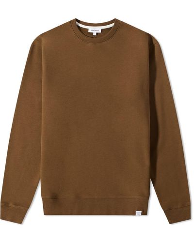 Norse Projects Vagn Classic Crew Sweat - Brown