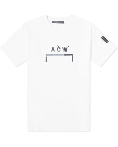 A_COLD_WALL* Strata Bracket T-Shirt - White
