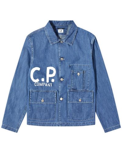 C.P. Company Outerwear Medium Jacket - Blue