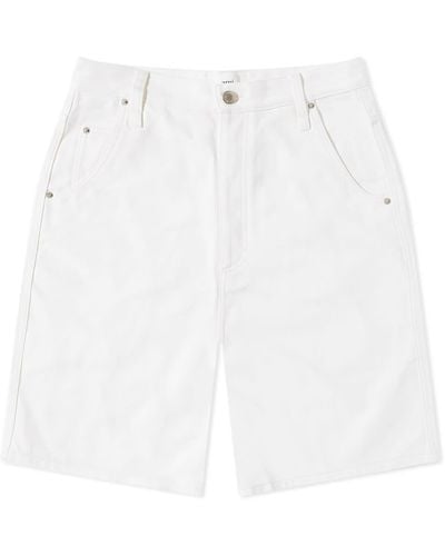Ami Paris Ami Jeans Shorts - White