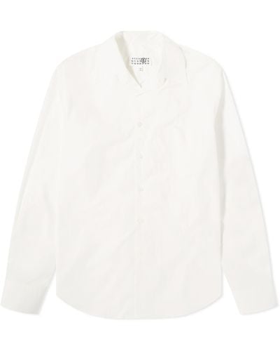 MM6 by Maison Martin Margiela Slash Back Shirt - White