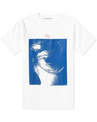 Flagstuff Flg Logo T-Shirt - Blue