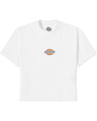 Dickies Maple Valley Cropped T-Shirt - White