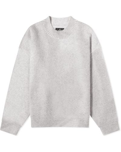 Represent Sprayed Horizons Wool Sweater - White