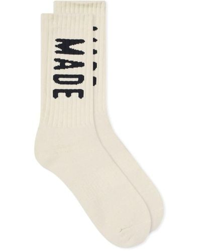 Human Made Hm Logo Sock - Natural