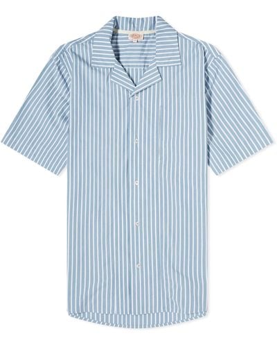 Armor Lux Stripe Vacation Shirt - Blue