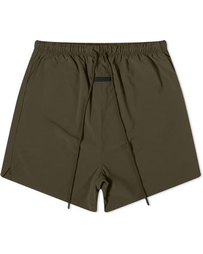 Fear Of God Spring Nylon Relaxed Shorts - Green