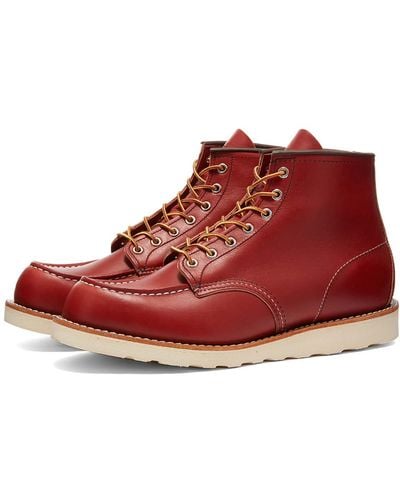 Red Wing 8131 Heritage Work 6" Moc Toe Boot - Brown