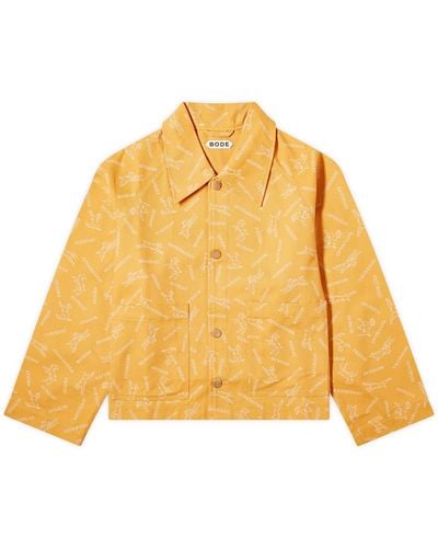 Bode Pooch Jacket - Yellow
