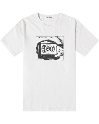 Flagstuff Tv T-Shirt - White