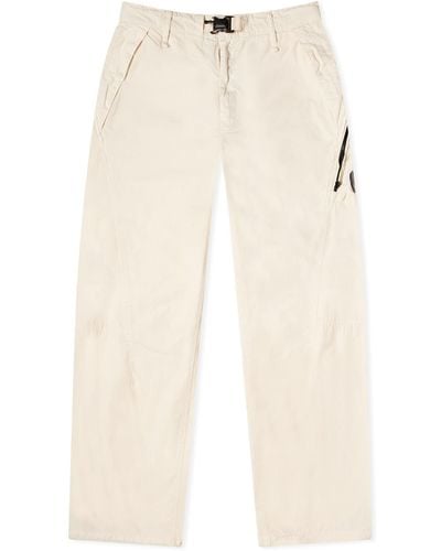 C.P. Company Micro Reps Loose Utility Trousers - Natural