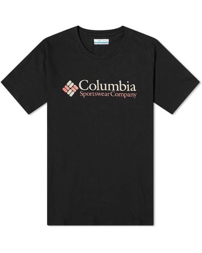 Columbia Retro Logo T-Shirt - Black