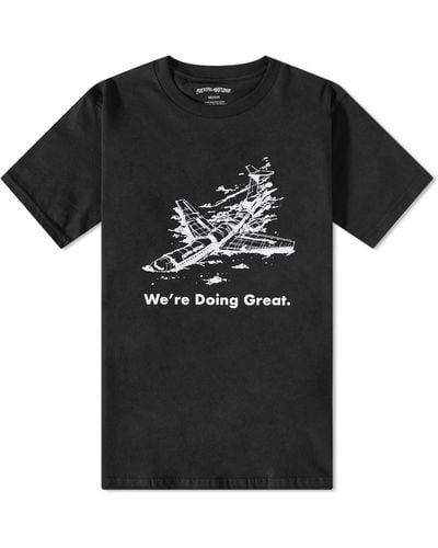 Fucking Awesome We'Re Doing Great T-Shirt - Black