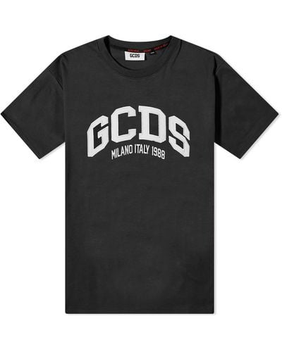 Gcds University Logo T-Shirt - Black