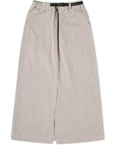 Gramicci Long Baker Midi Skirt - Gray