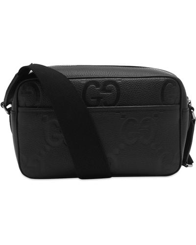Gucci Jumbo Gg Camera Bag - Black