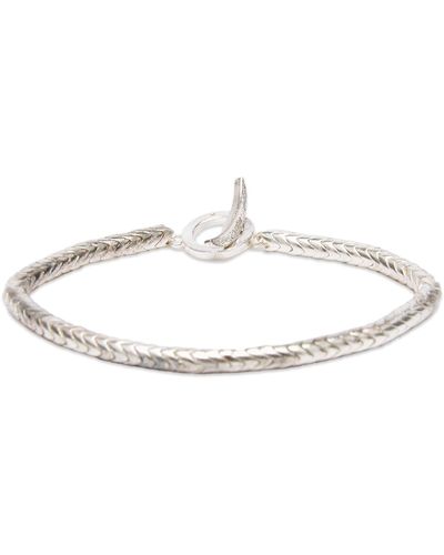 Mikia Snake Bracelet - White