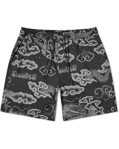 Maharishi Cloud Dragon Swim Shorts - Grey