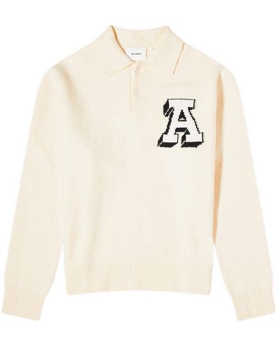 Axel Arigato Team Polo Sweater - White