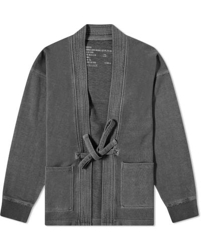 Maharishi Hemp Organic Sweat Kimono - Black