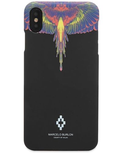 Marcelo Burlon Wings Iphone Xs Max Case - Black