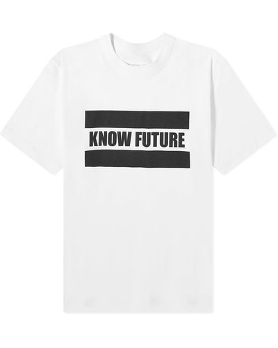 Sacai Know Future T-Shirt - White