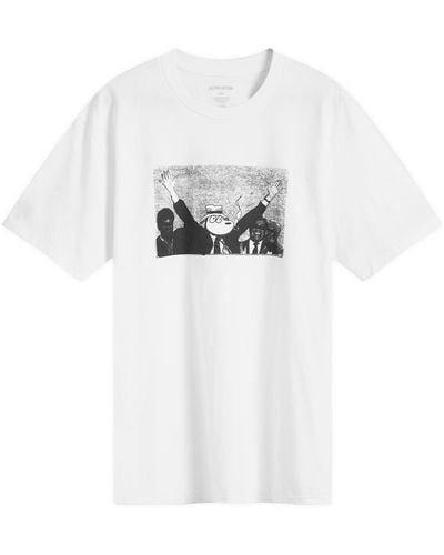 Fucking Awesome Nobody For President T-Shirt - White