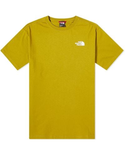 The North Face Redbox T-Shirt - Yellow